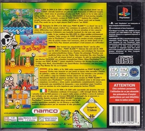 Point Blank - PS1 (B Grade) (Genbrug)